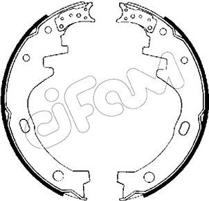 CIFAM 153-274 Brake Shoe Set