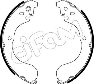 CIFAM 153-296 Brake Shoe Set