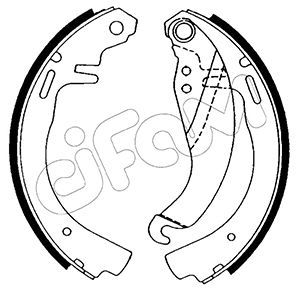 CIFAM 153-303 Brake Shoe Set