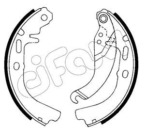 CIFAM 153-304 Brake Shoe Set