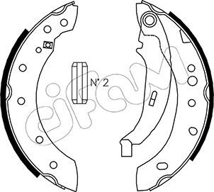 Brake Shoe Set CIFAM 153-332