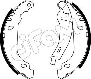 CIFAM 153-345Y Brake Shoe Set