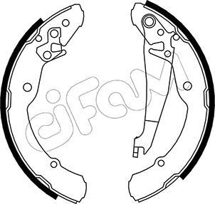 Brake Shoe Set CIFAM 153-379