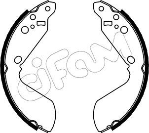 Brake Shoe Set CIFAM 153-399