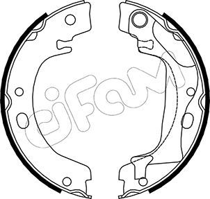 Brake Shoe Set, parking brake CIFAM 153-446