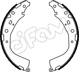 Brake Shoe Set CIFAM 153-447