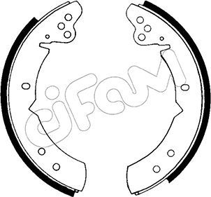 CIFAM 153-471 Brake Shoe Set