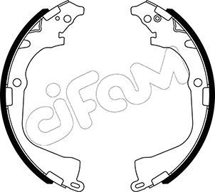 Brake Shoe Set CIFAM 153-529