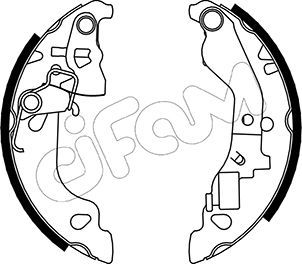 Brake Shoe Set CIFAM 153-079Y