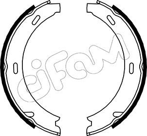 Brake Shoe Set, parking brake CIFAM 153-233