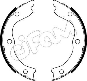 Brake Shoe Set, parking brake CIFAM 153-293