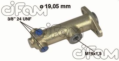 Brake Master Cylinder CIFAM 202-035