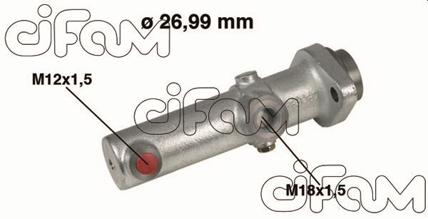 CIFAM 202-153 Brake Master Cylinder