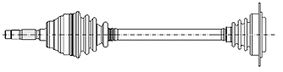 Drive Shaft CIFAM 655-529