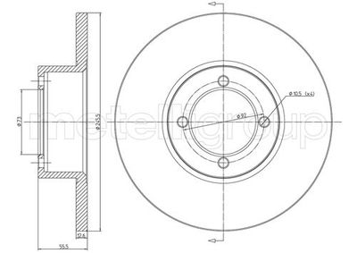 Brake Disc CIFAM 800-022