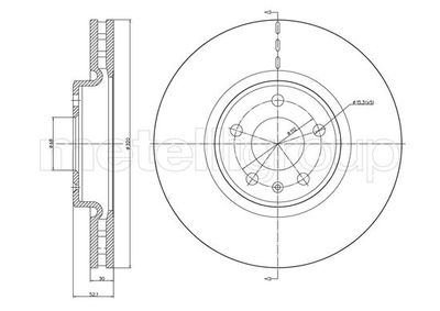 Brake Disc CIFAM 800-1249C