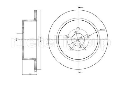 Brake Disc CIFAM 800-1397C