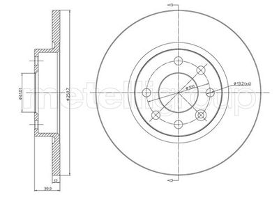 Brake Disc CIFAM 800-260