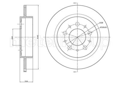 Brake Disc CIFAM 800-311