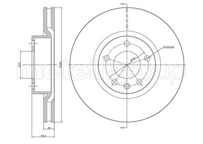 Brake Disc CIFAM 800-441