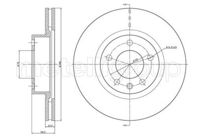 Brake Disc CIFAM 800-446