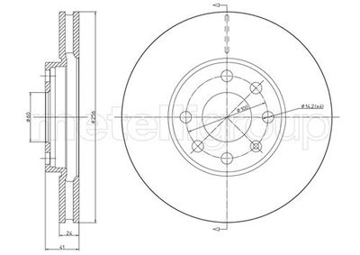 Brake Disc CIFAM 800-490C