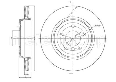 Brake Disc CIFAM 800-519C