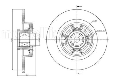 Brake Disc CIFAM 800-584