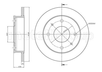 Brake Disc CIFAM 800-594