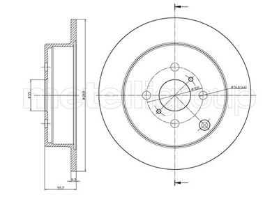 Brake Disc CIFAM 800-636