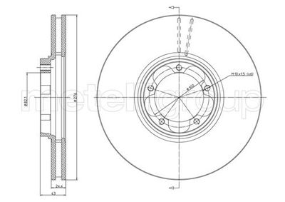 Brake Disc CIFAM 800-714