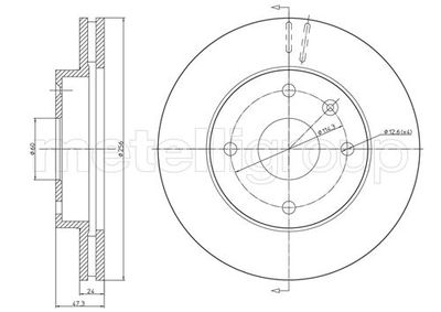 Brake Disc CIFAM 800-719