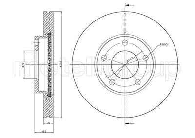 Brake Disc CIFAM 800-729C