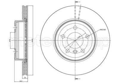 Brake Disc CIFAM 800-752C