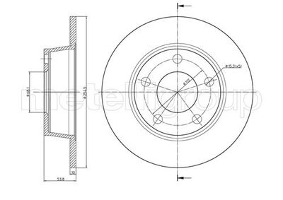 Brake Disc CIFAM 800-774C