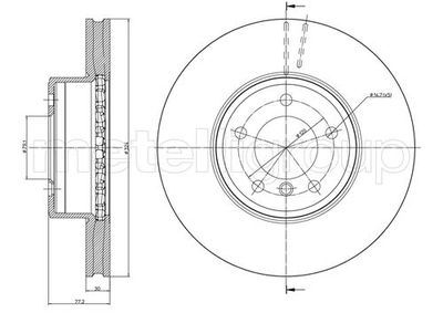 Brake Disc CIFAM 800-805C