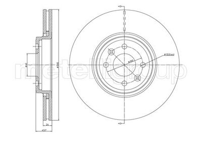 Brake Disc CIFAM 800-829C