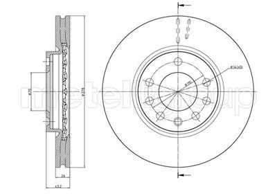 Brake Disc CIFAM 800-877