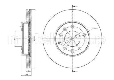 Brake Disc CIFAM 800-901C