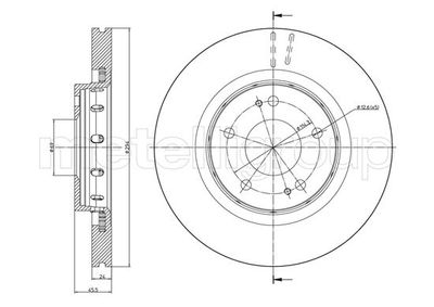 Brake Disc CIFAM 800-939C