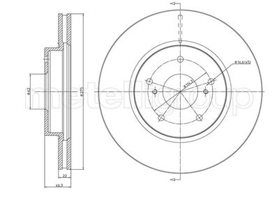 Brake Disc CIFAM 800-945C