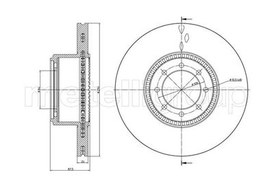 Brake Disc CIFAM 800-994C