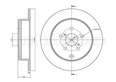 Brake Disc CIFAM 800-1010C