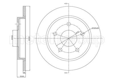 Brake Disc CIFAM 800-121