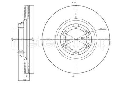 Brake Disc CIFAM 800-1745C