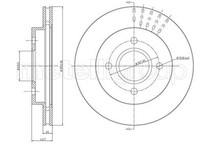 Brake Disc CIFAM 800-317