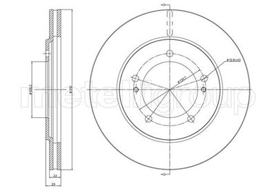 Brake Disc CIFAM 800-697