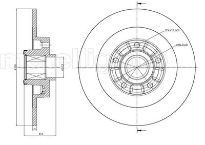 Brake Disc CIFAM 800-980