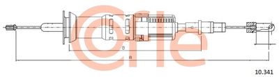 Cable Pull, clutch control COFLE 10.341