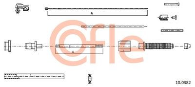 Accelerator Cable COFLE 10.0382